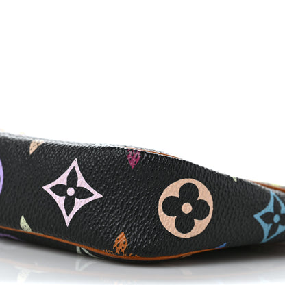 Louis Vuitton Monogram Multicolor Pochette Accessories Black 9 of 11