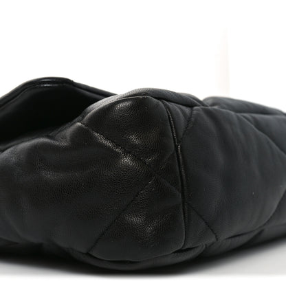 Chanel Goatskin Quilted Medium Chanel 19 Flap Black 9 of 10