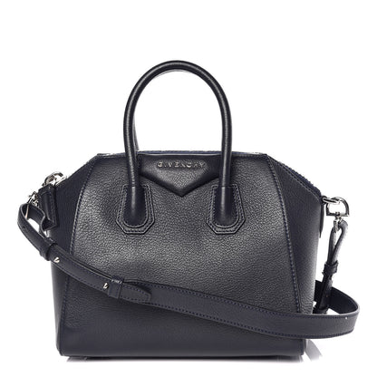 Givenchy Sugar Goatskin Mini Antigona Night Blue 1 of 11