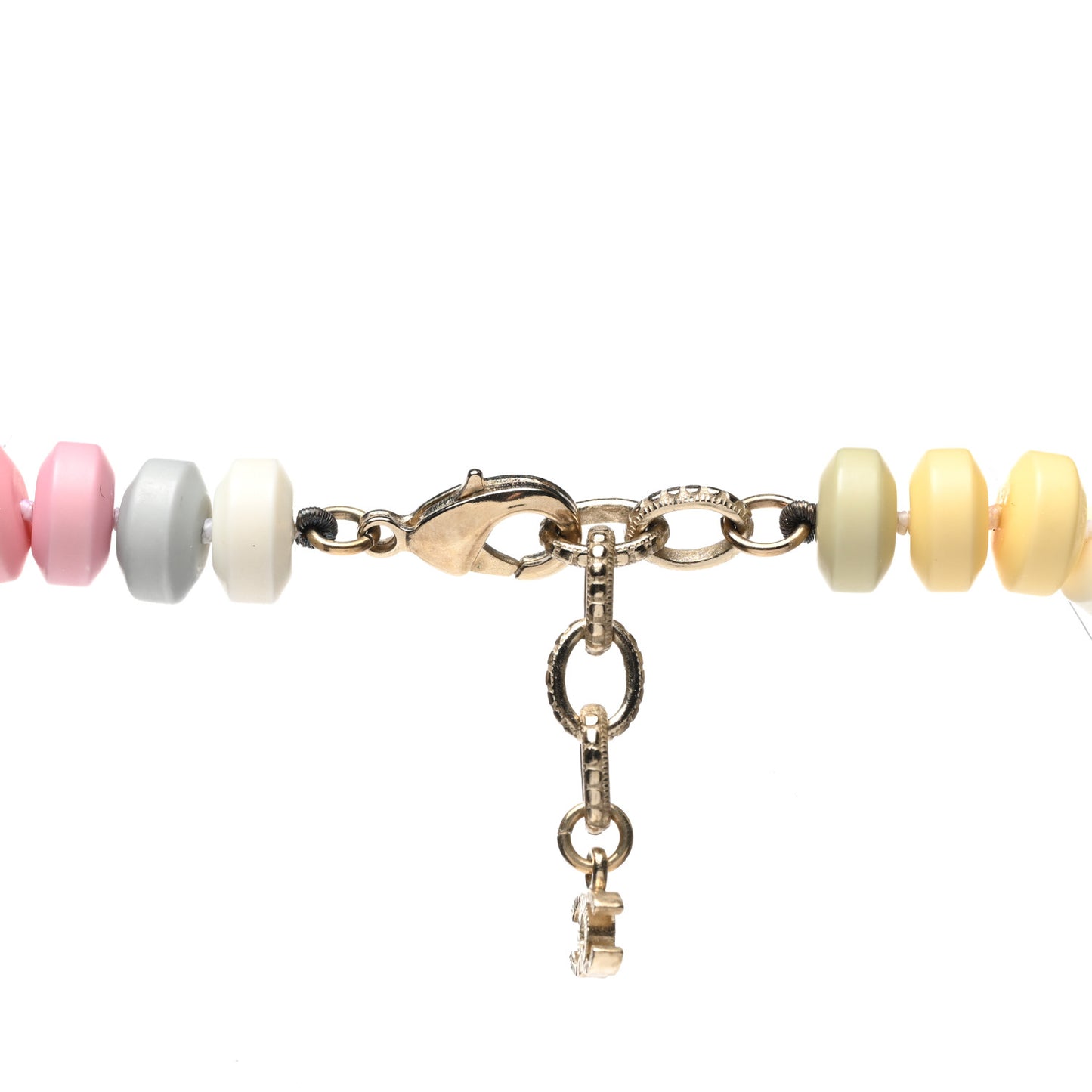 Candy CC Double Strand Necklace Multicolor