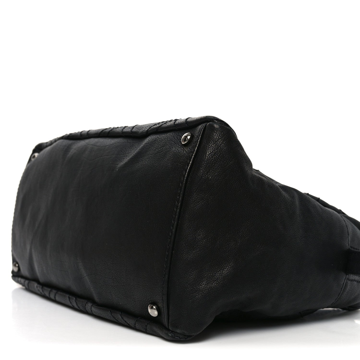 Chanel Calfskin Small Diamond Stitch Tote Black 10 of 10