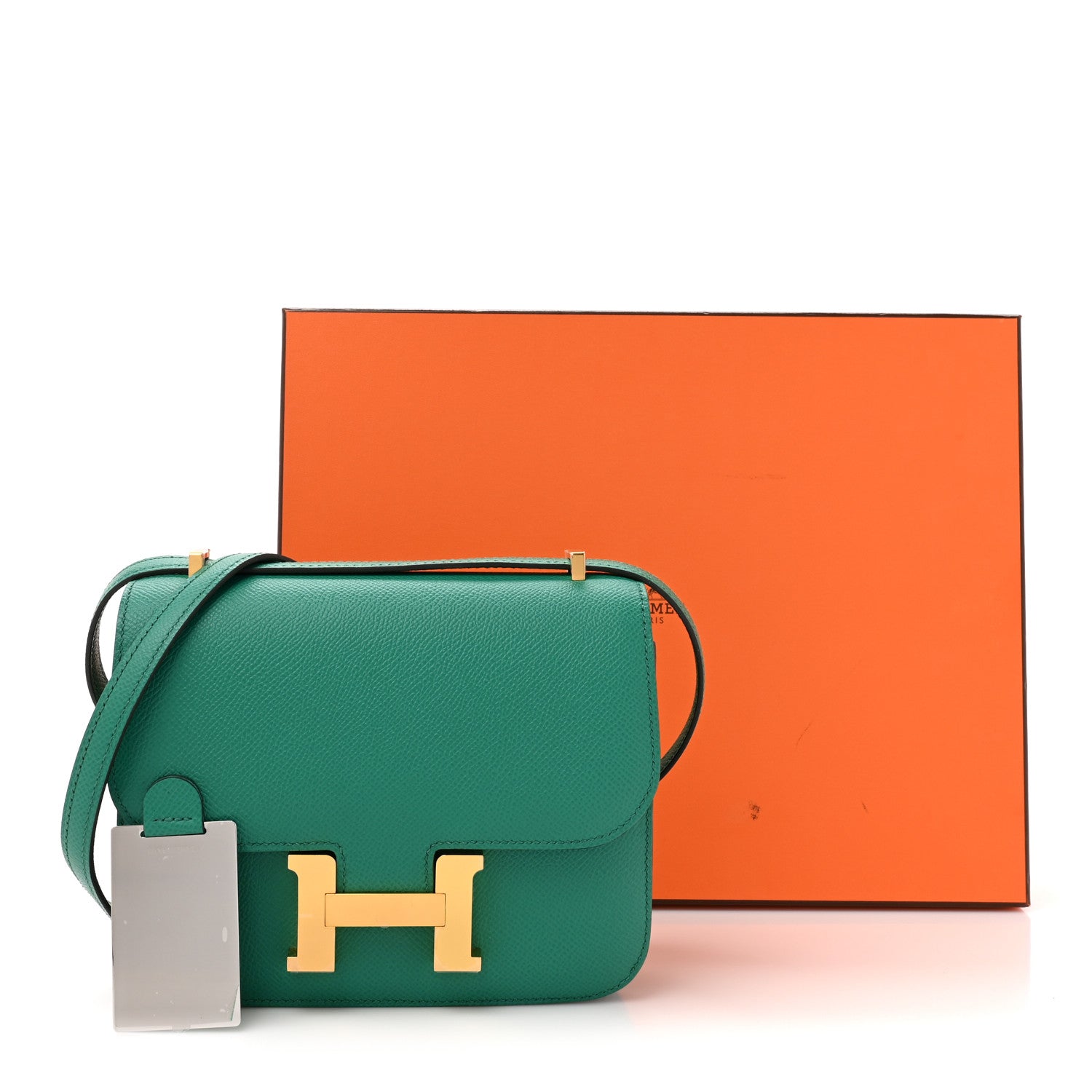 Hermes Epsom Constance 18 Vert Jade 14 of 14
