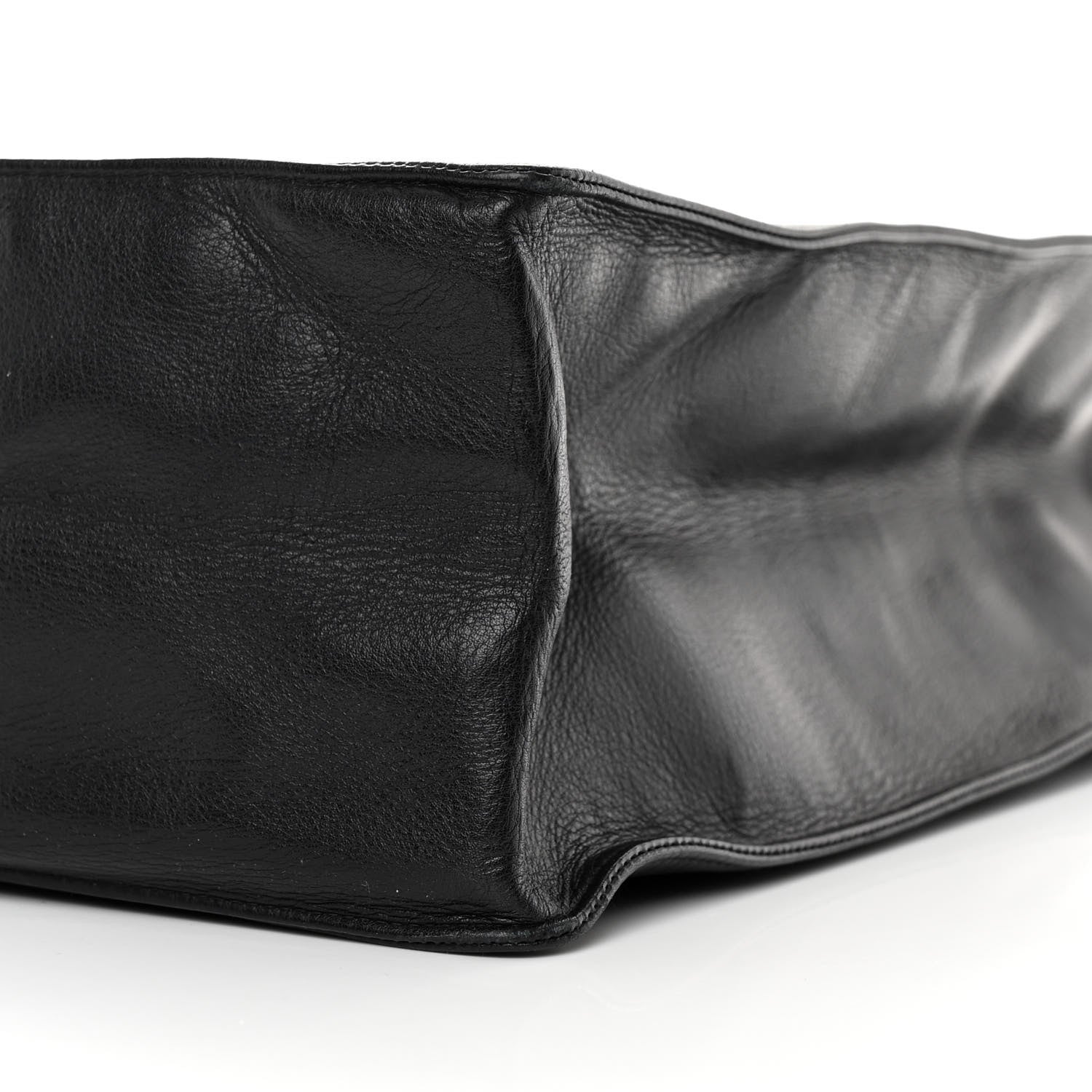 Chanel Lambskin CC Tote Black 11 of 16