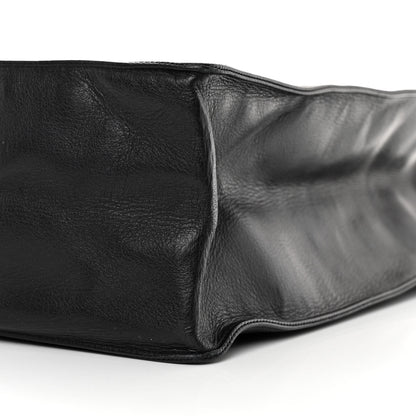 Chanel Lambskin CC Tote Black 11 of 16