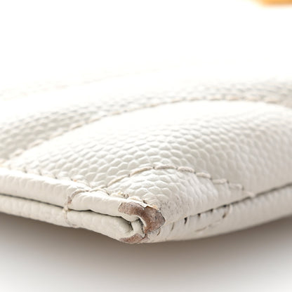 Saint Laurent Grain De Poudre Chevron Monogram Bill Pouch Crema Soft 12 of 12