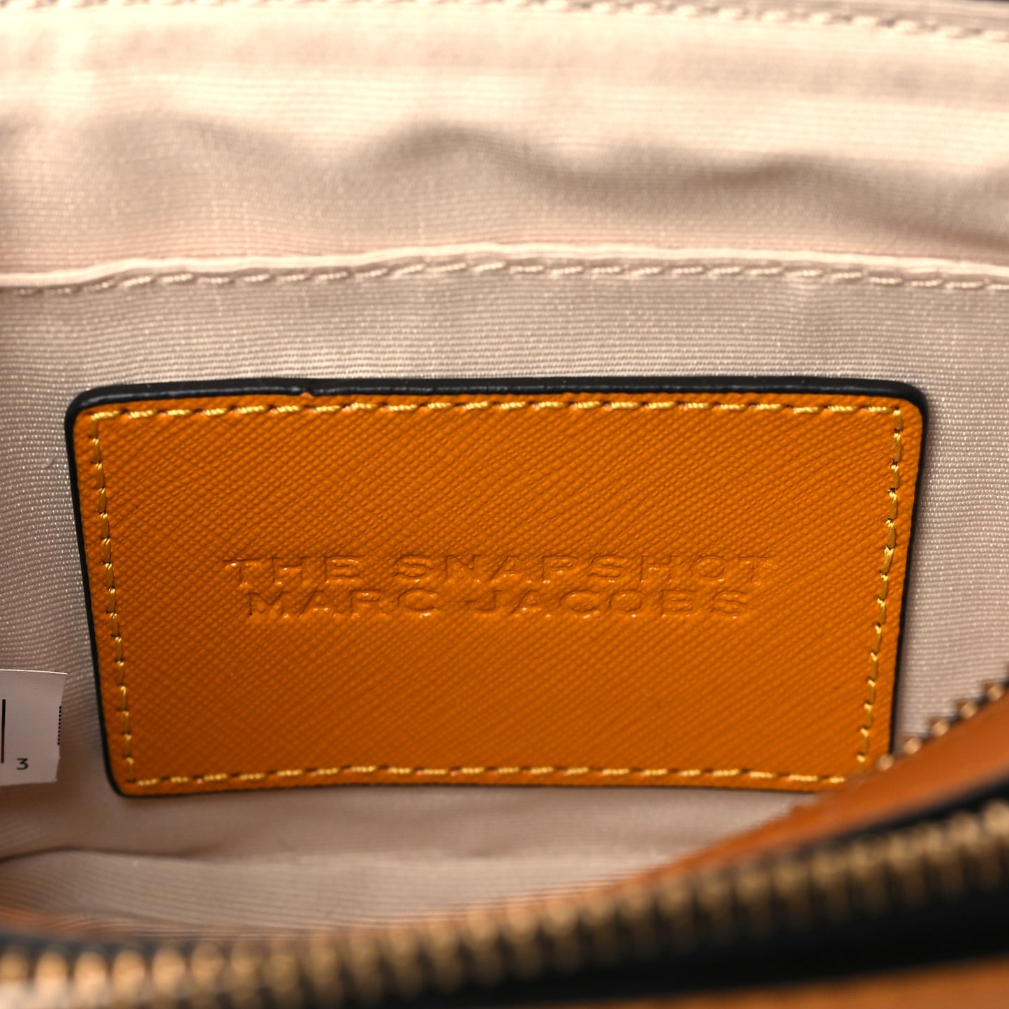 Saffiano Small Snapshot Camera Bag Yellow Multi
