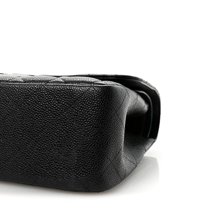Chanel Caviar Quilted Jumbo Double Flap Black 10 of 10