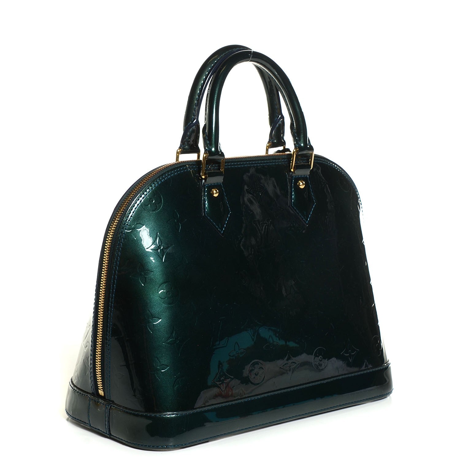 Louis Vuitton Vernis Alma PM Blue Nuit 3 of 7