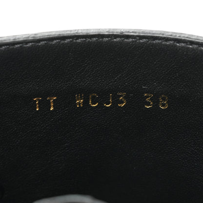 Valentino Garavani Calfskin Tonal Roman Stud 20/40mm Combat Boots 38 Black 9 of 9
