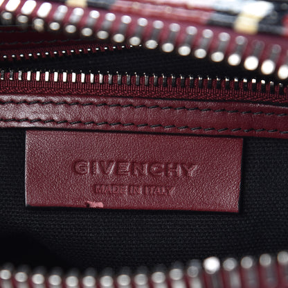Givenchy Smooth Calfskin Ayers Mini Bi-Color Antigona Wine Black 7 of 8
