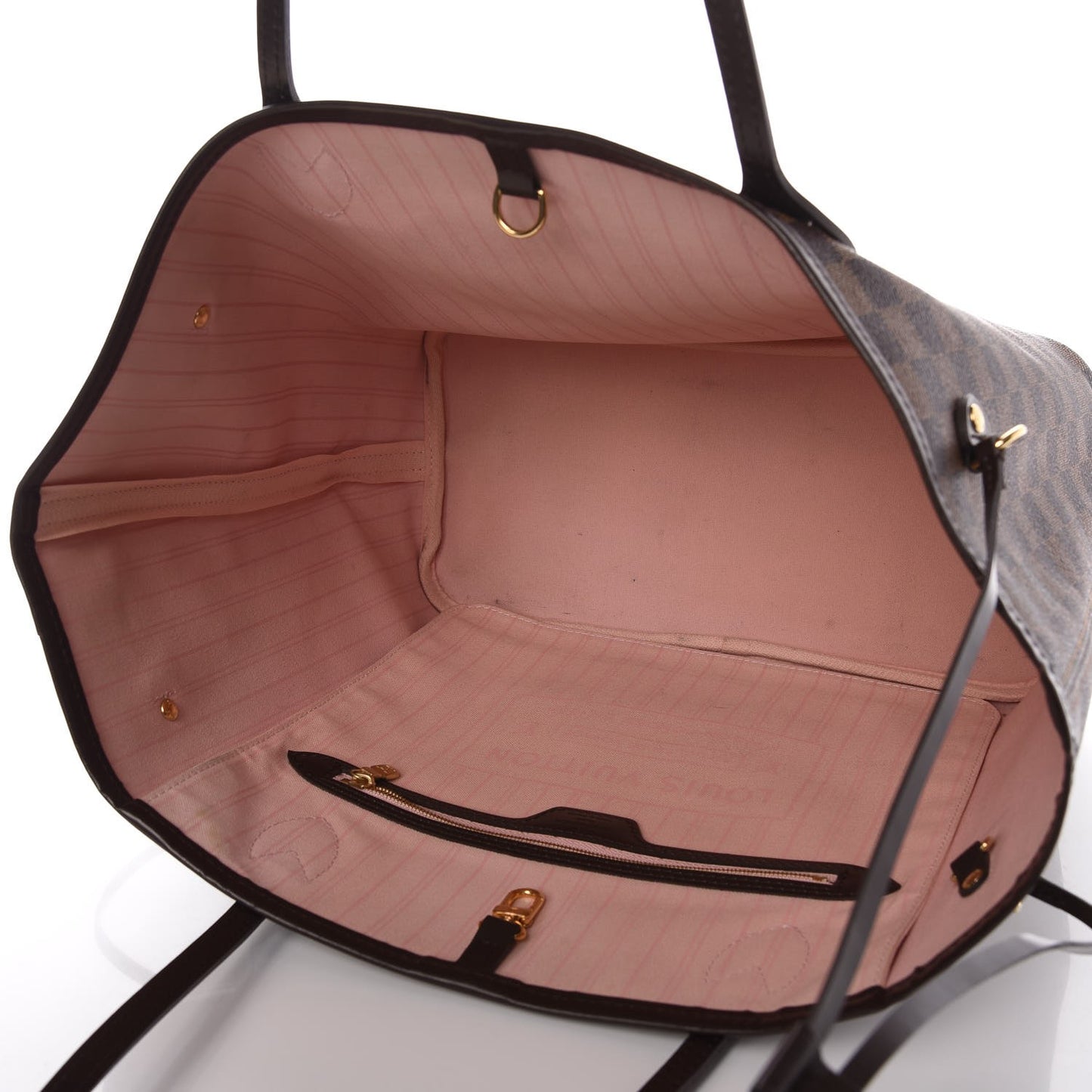 Damier Ebene Neo Neverfull MM Rose Ballerine