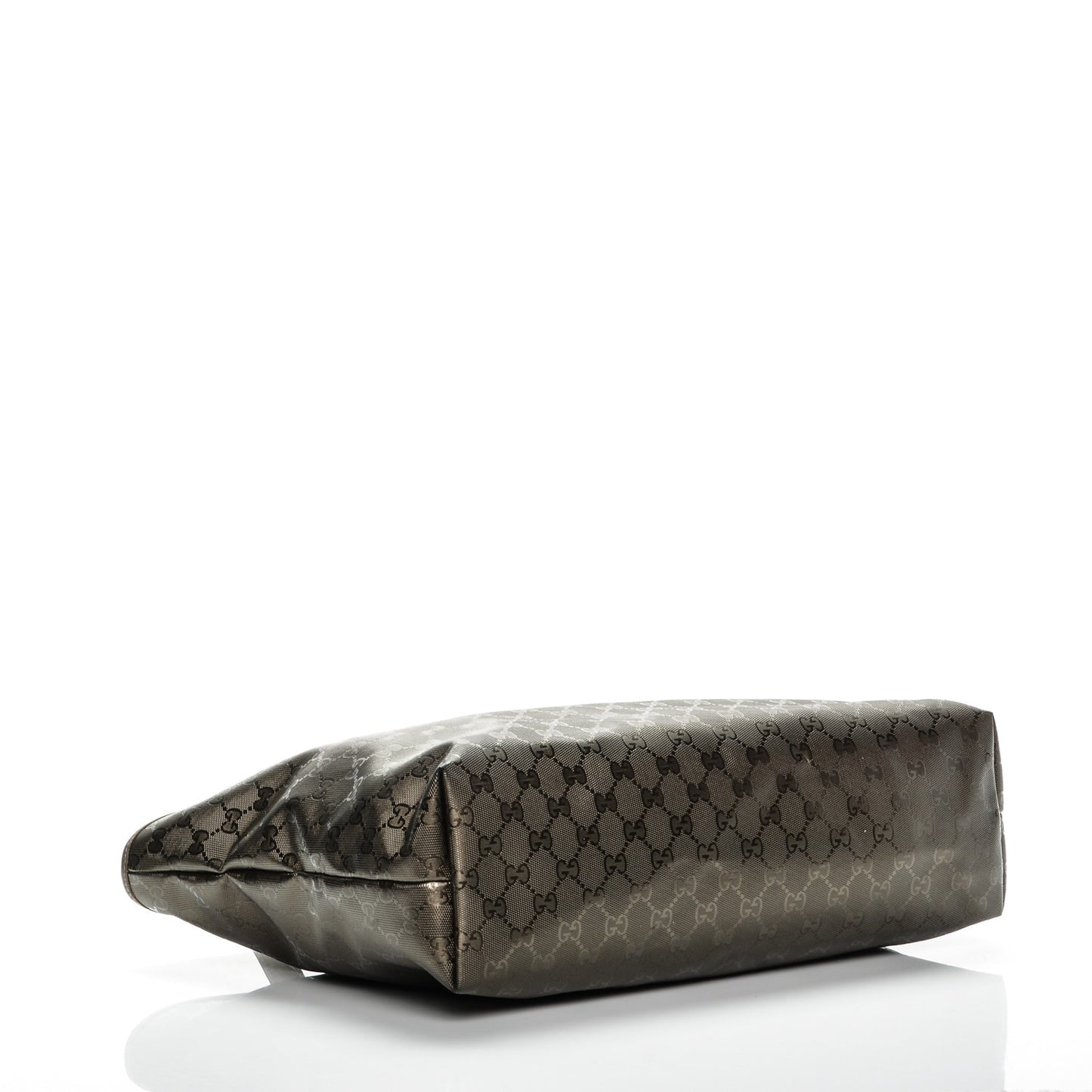 Imprime Monogram Medium Zippered Shopping Tote Pewter