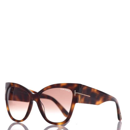 Tom Ford Acetate Anoushka Cat Eye Sunglasses TF371 Tortoise Shell 1 of 8