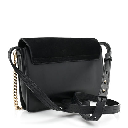 Chloe Suede Calfskin Small Faye Shoulder Bag Black 3 of 14