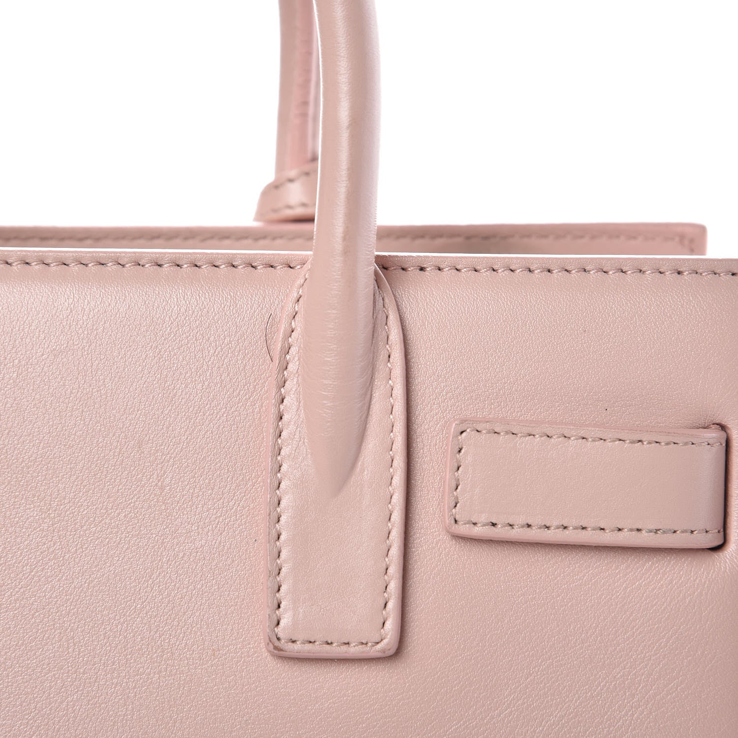 Saint Laurent Calfskin Nano Sac De Jour Pale Pink 7 of 15