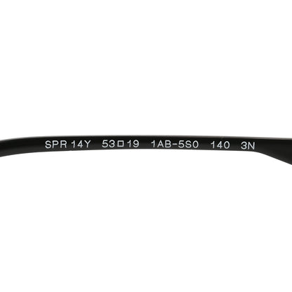 Prada Acetate Sunglasses SPR 14Y Black Slate Gray 6 of 7