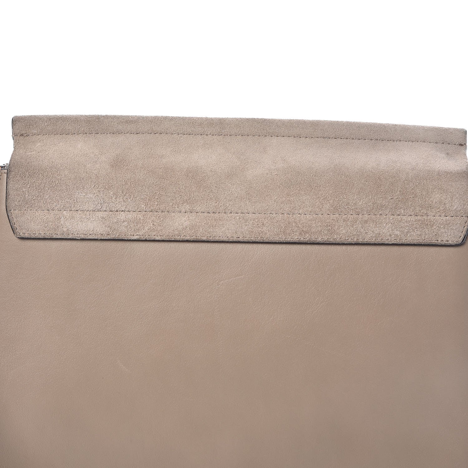 Chloe Calfskin Suede Medium Faye Shoulder Bag Motty Grey 10 of 14