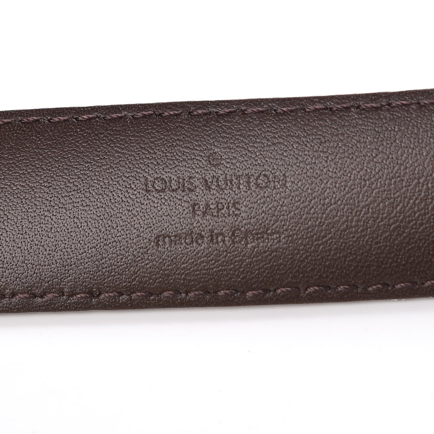 Mini Damier Ebene 25mm LV Initiales Belt 85 34