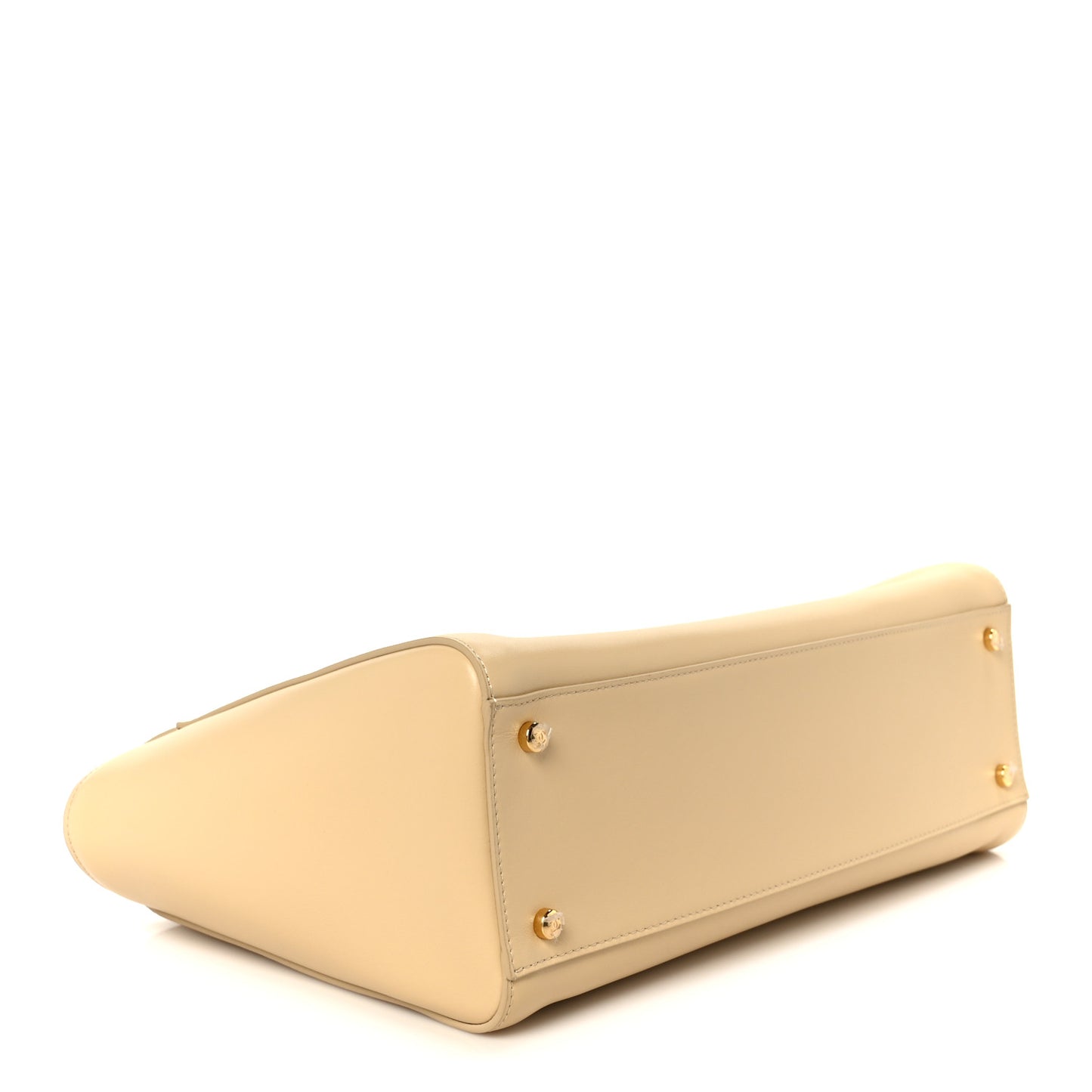 Calfskin Archetype Small Shopping Tote Beige