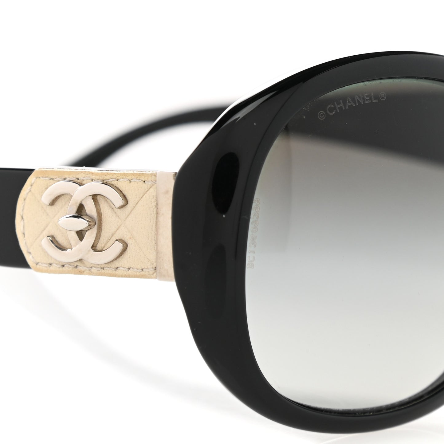 Acetate CC Turnlock Sunglasses 5235-Q Black Beige