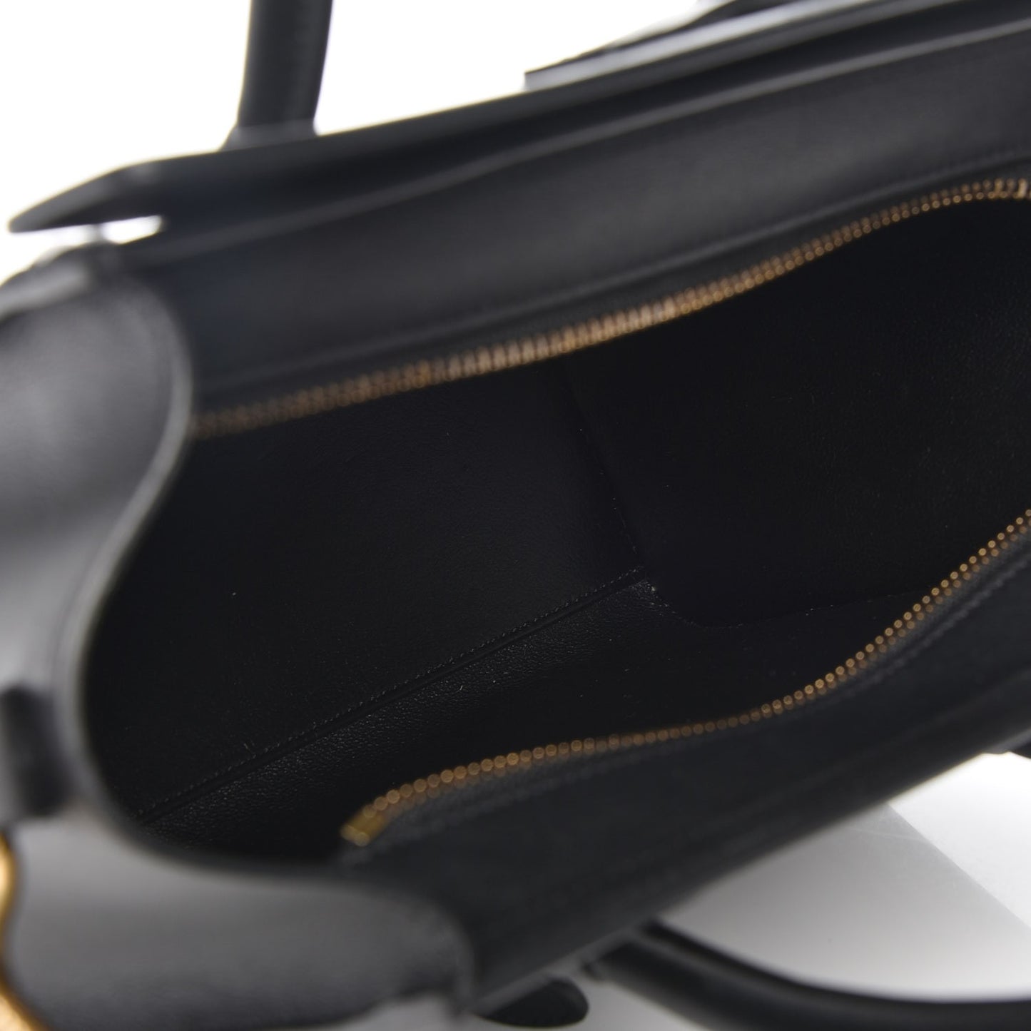 Smooth Calfskin Nano Luggage Black