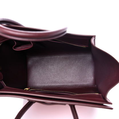 Celine Bullhide Calfskin Micro Bi-Color Luggage Vermillion 4 of 10