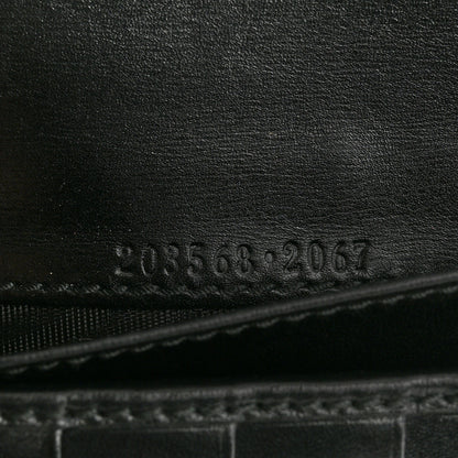 Gucci Monogram Eclipse Continental Wallet Black 8 of 13