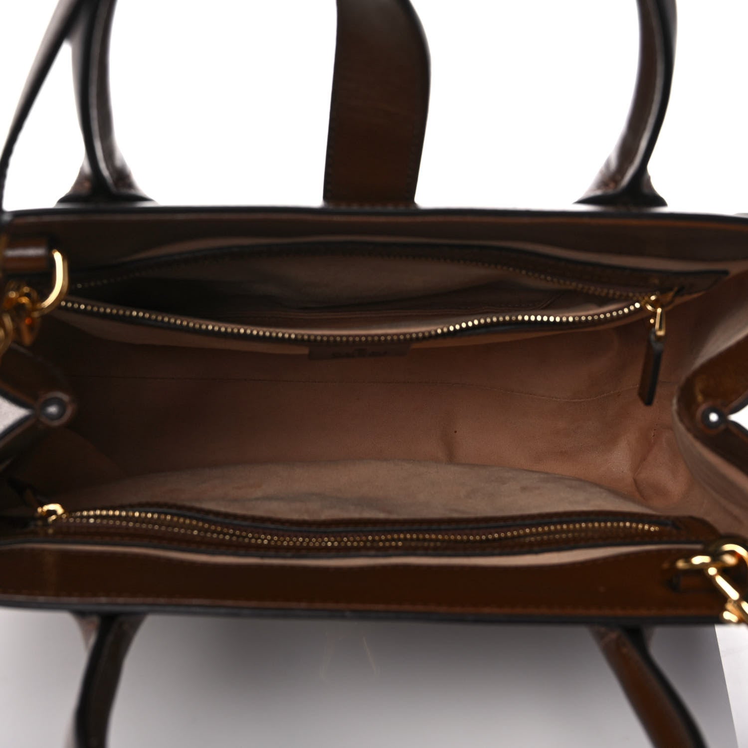 Gucci GG Supreme Monogram Azalea Calfskin Web Medium Jackie 1961 Tote Beige Ebony Brown Sugar 5 of 10