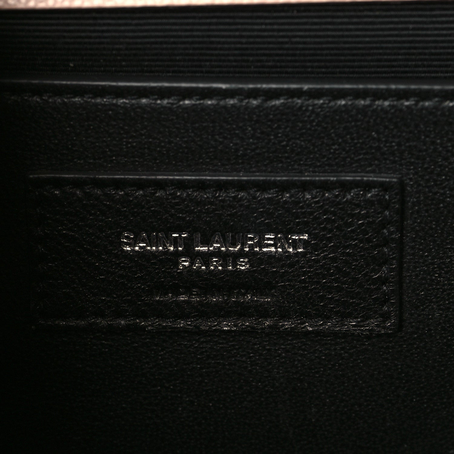 Saint Laurent Grain De Poudre Textured Mixed Matelasse Medium Triquilt Monogram Satchel Marble Pink 6 of 10