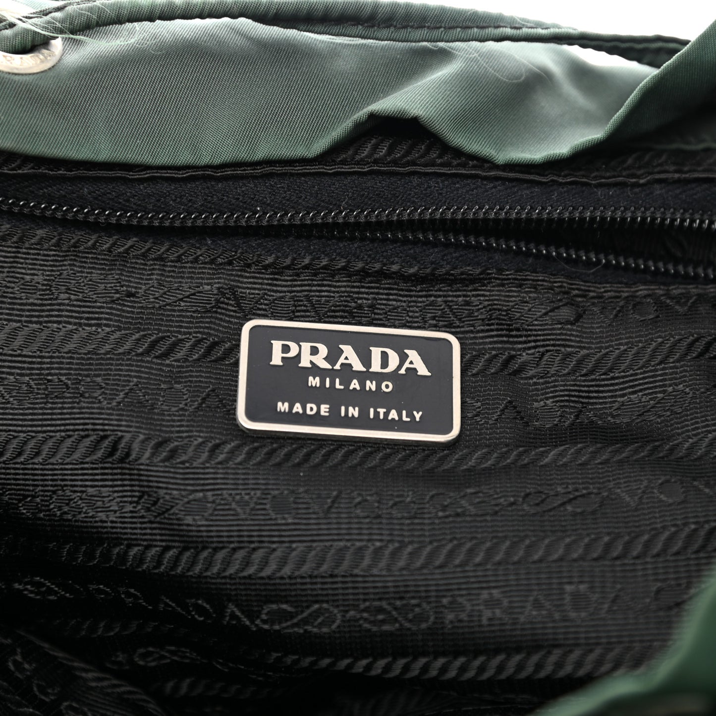 Nylon Vela Backpack Green