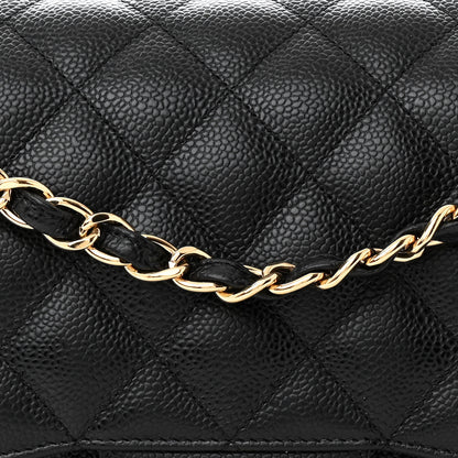 Chanel Caviar Quilted Jumbo Double Flap Black 8 of 11