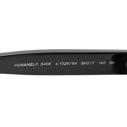 Chanel Acetate Square Sunglasses 5408 Black 5 of 8
