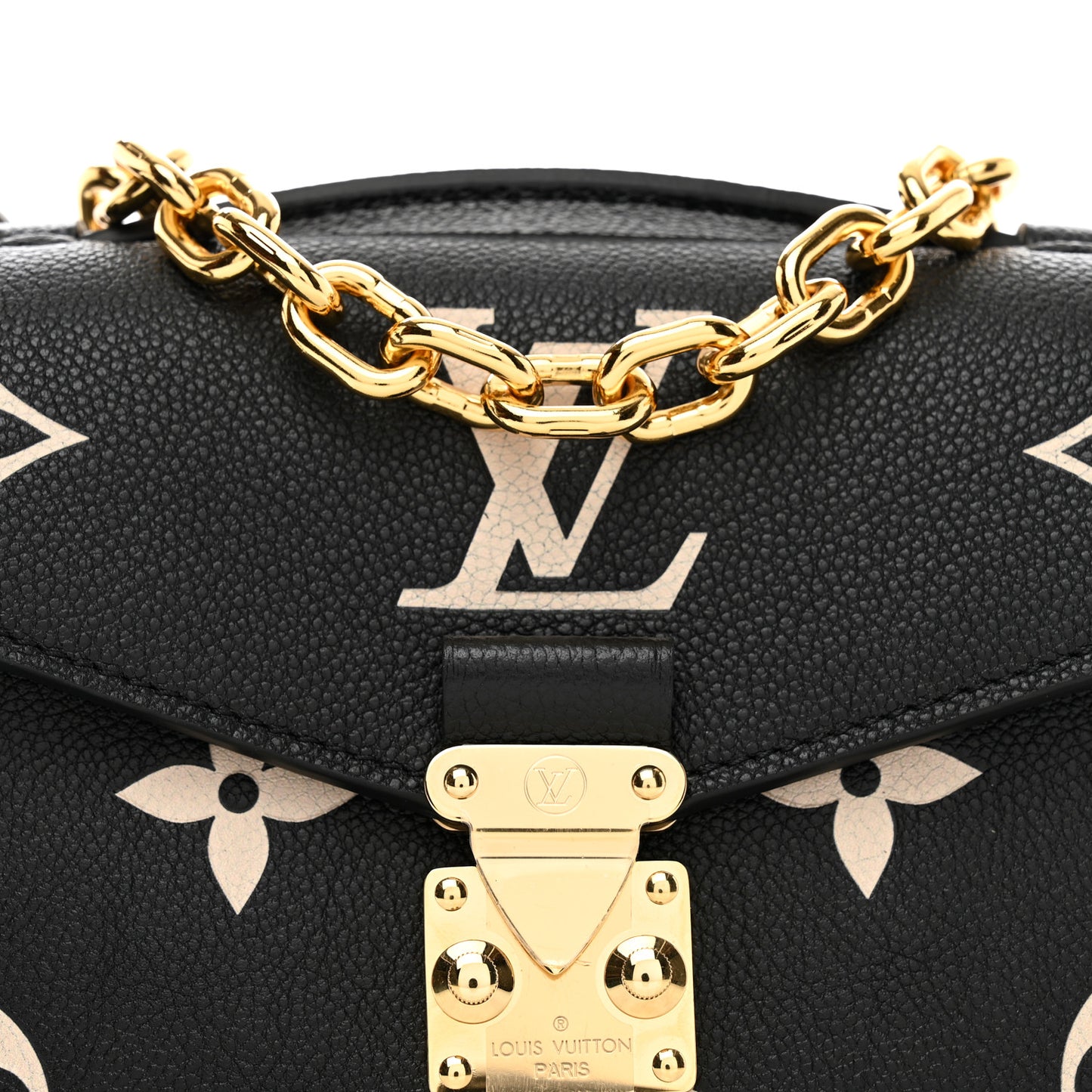 Empreinte Monogram Giant Pochette Metis East West Black Beige