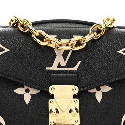Louis Vuitton Empreinte Monogram Giant Pochette Metis East West Black Beige 5 of 9
