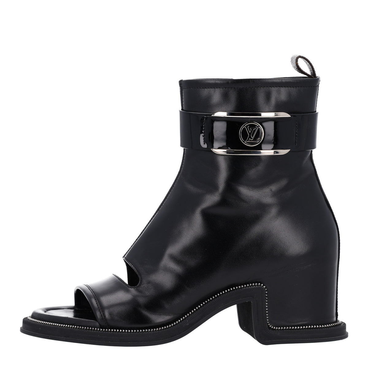 Patent Calfskin Moonlight Boots 39 Black