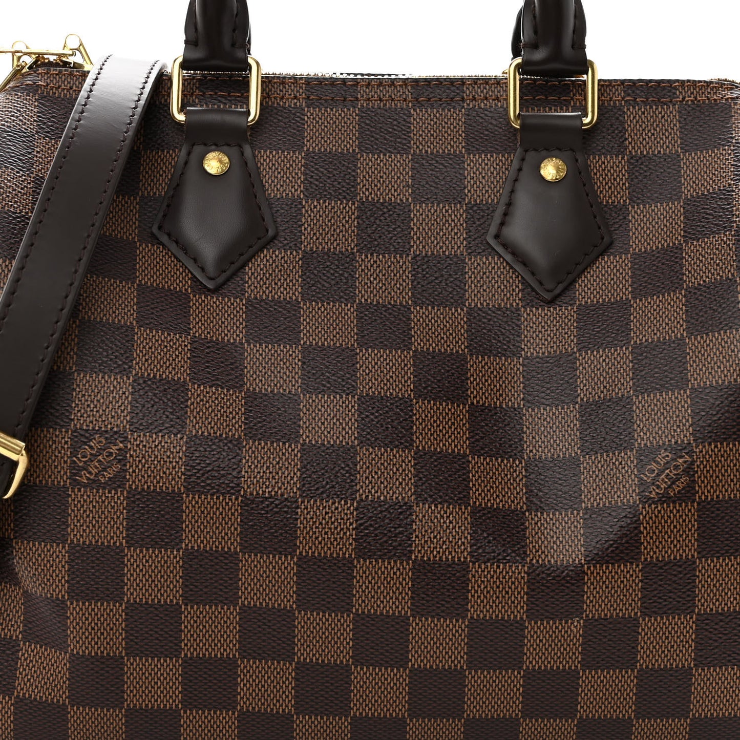 Damier Ebene Speedy Bandouliere 25