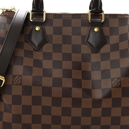 Louis Vuitton Damier Ebene Speedy Bandouliere 25 7 of 9
