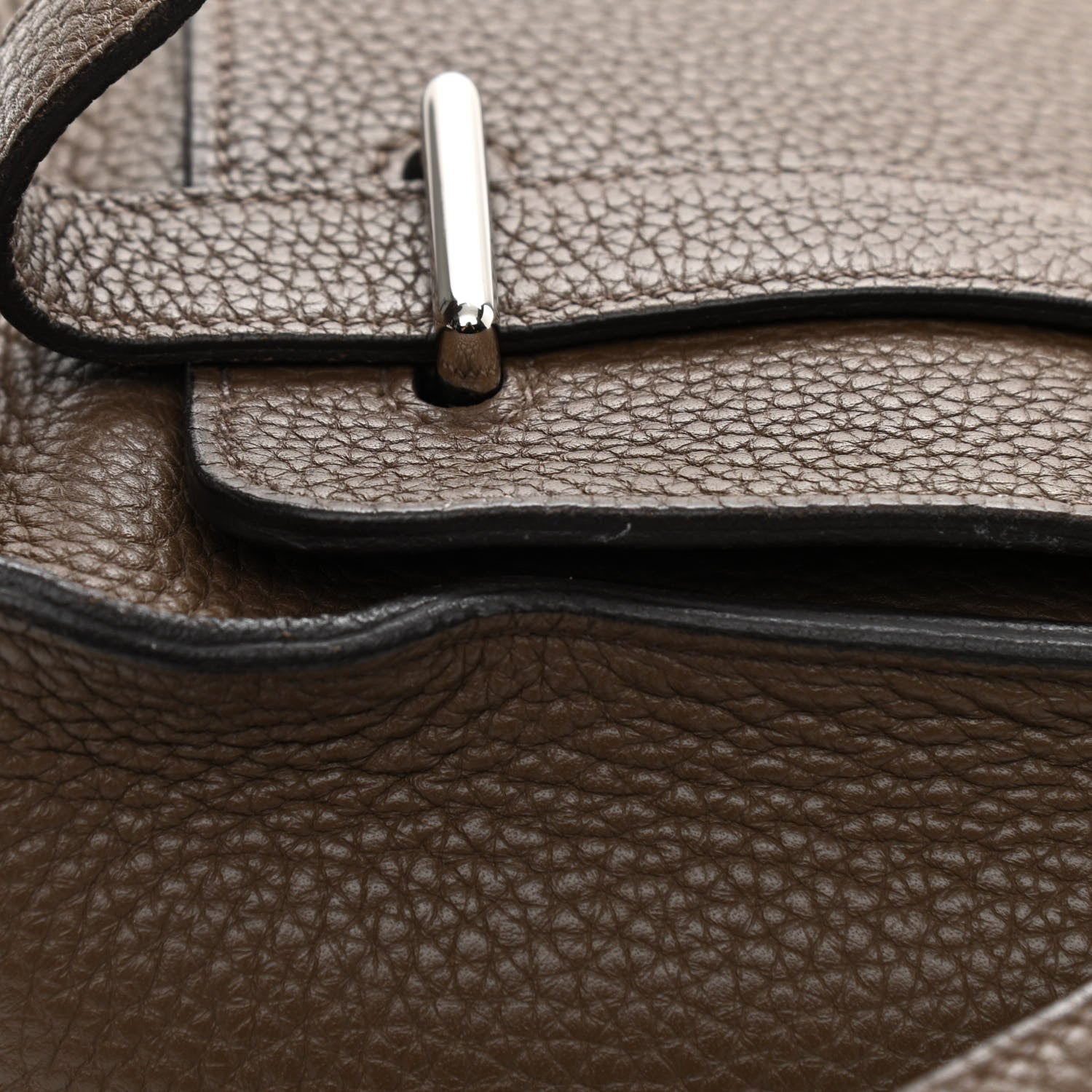 Hermes Taurillon Clemence Steve Caporal Messenger Cacao 11 of 12