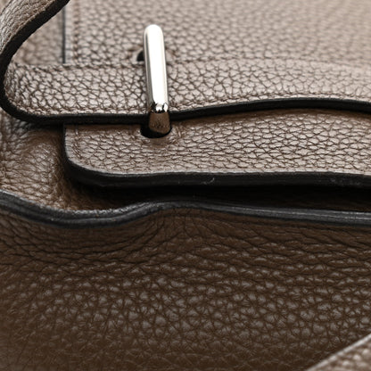 Hermes Taurillon Clemence Steve Caporal Messenger Cacao 11 of 12