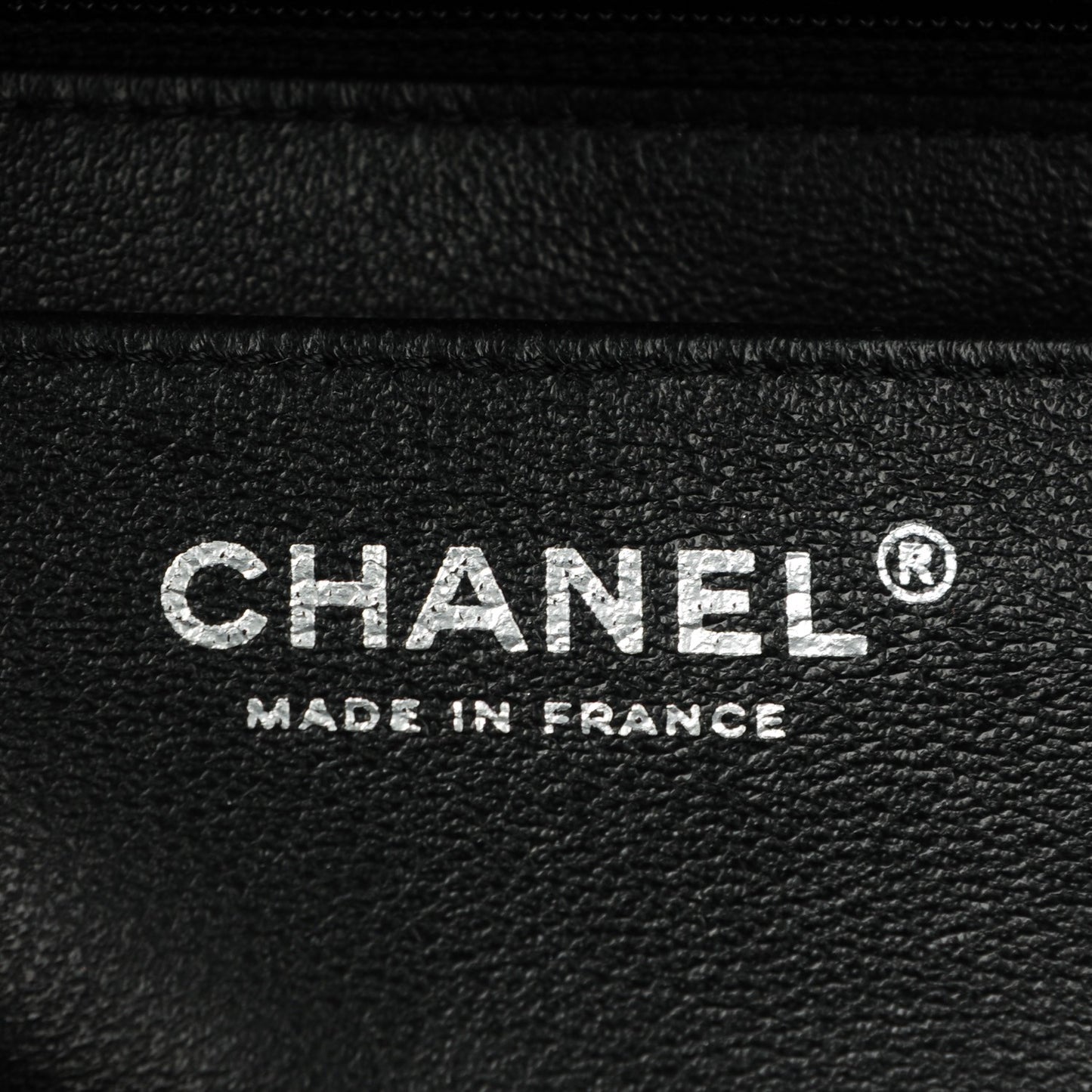 Lambskin Quilted Mini Rectangular Flap Black