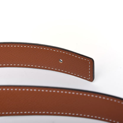 Hermes Swift Epsom 24mm Mini Constance Guilloche H Belt 90 Black Gold 6 of 8