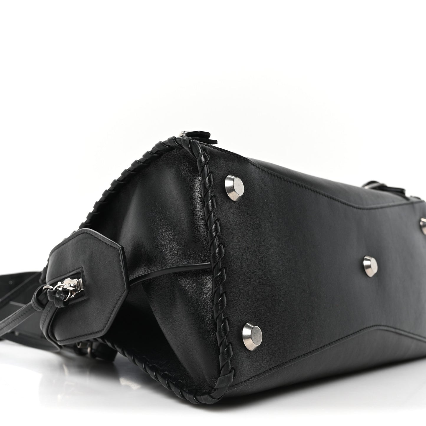 Smooth Calfskin Neo Classic Silver Hardware S City Black