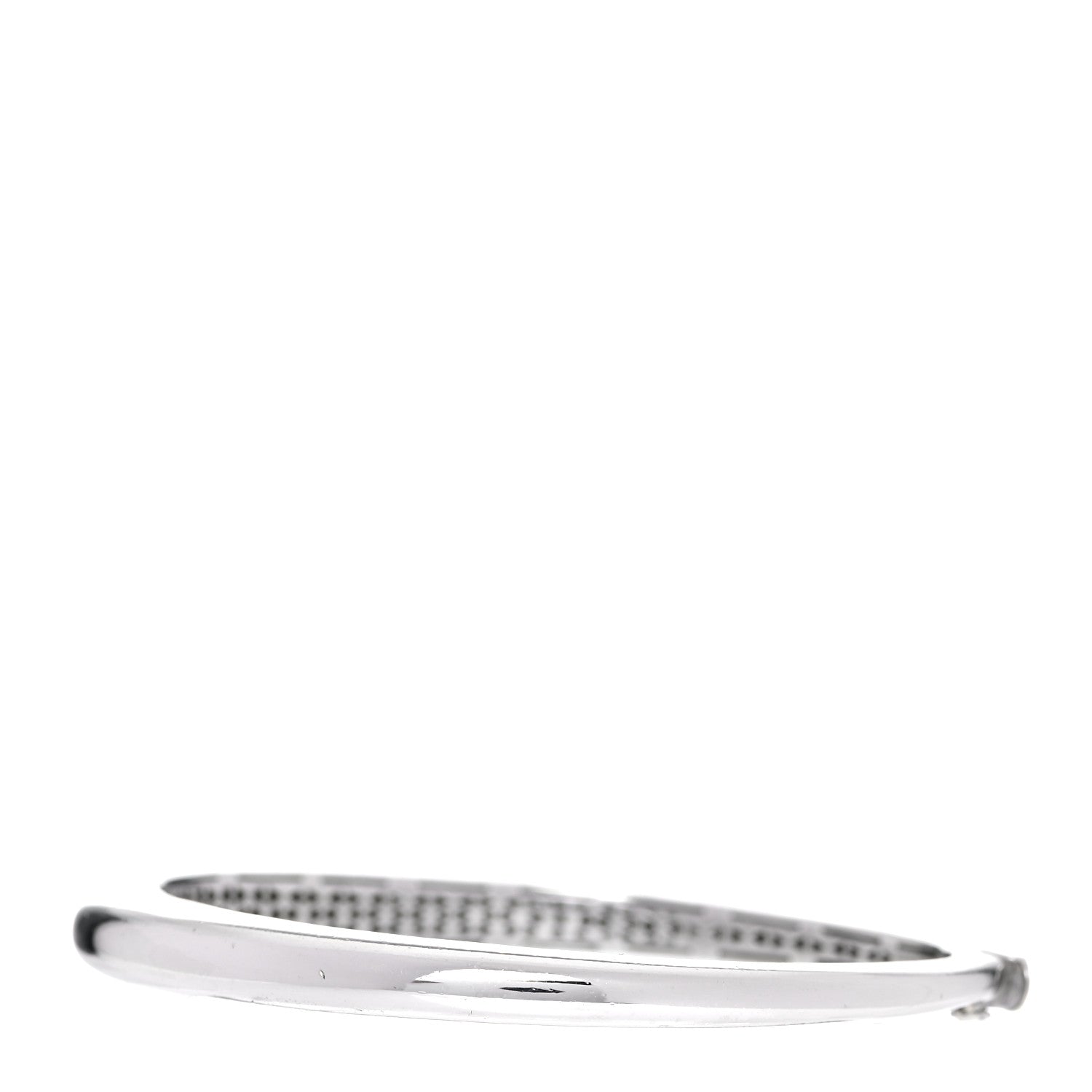 Roberto Coin Sterling Silver Diamond Capri Bangle Bracelet 3 of 5