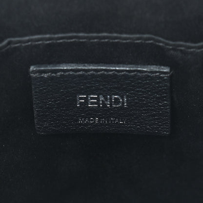 Fendi Vitello Dolce Crystal Flowerland Croc Tail Mini By The Way Boston Bag Black 5 of 8