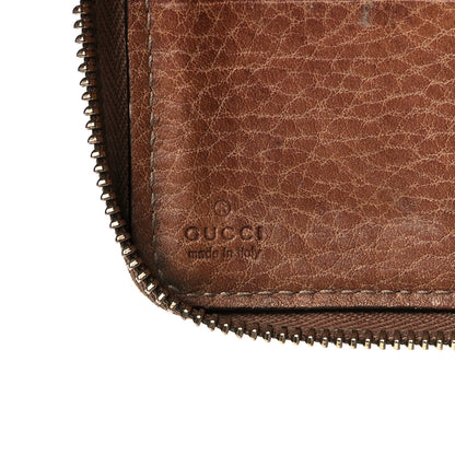 Gucci Guccissima Bamboo Tassel Zip Around Wallet Light Brown 6 of 13