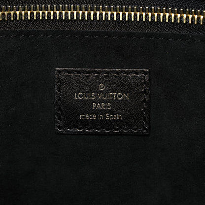 Louis Vuitton Empreinte Monogram Giant Broderies Neverfull MM Black 6 of 9