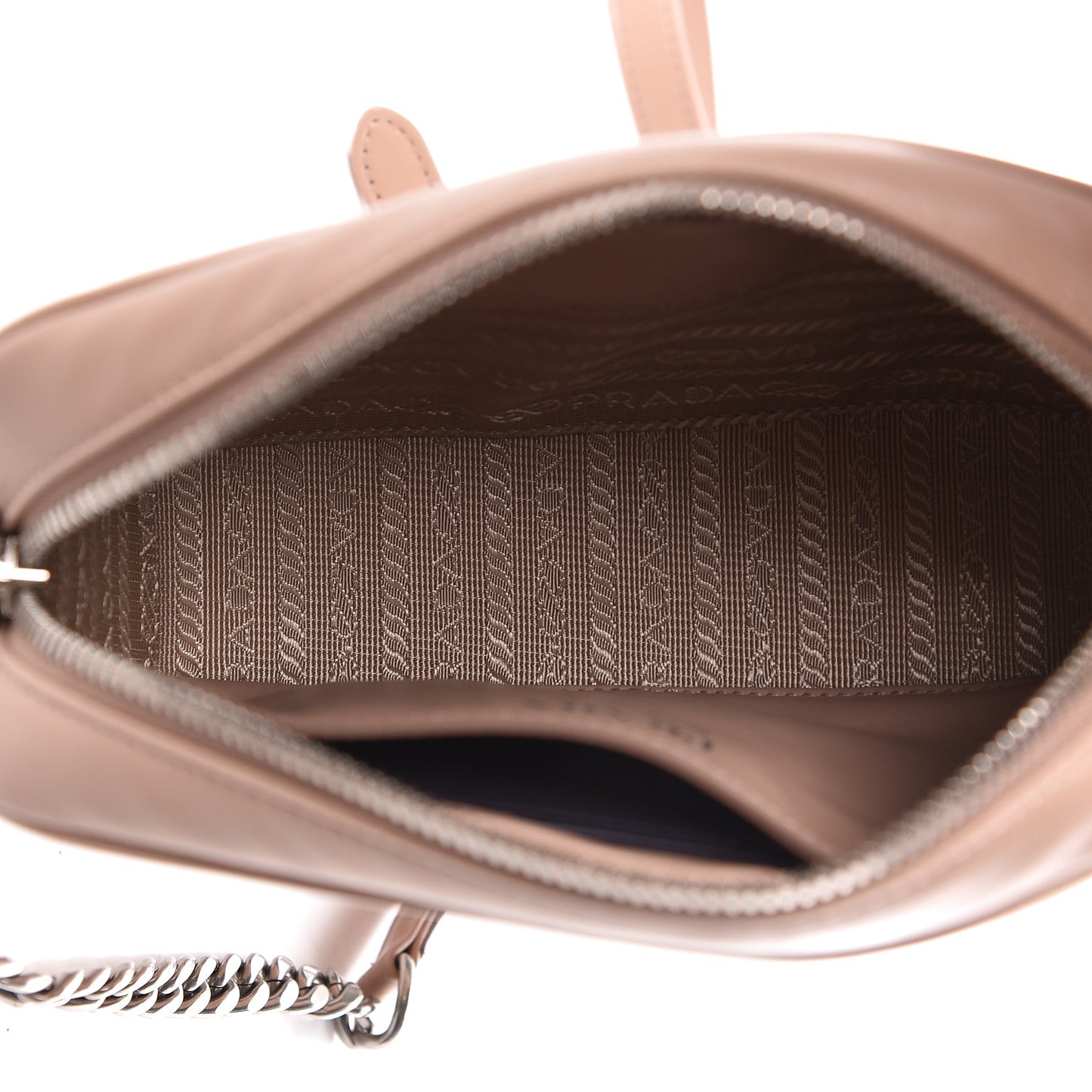 Soft Calfskin Diagramme Crossbody Bag Cipria