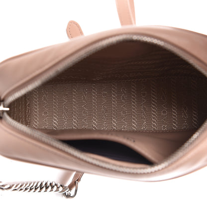 Prada Soft Calfskin Diagramme Crossbody Bag Cipria 5 of 10