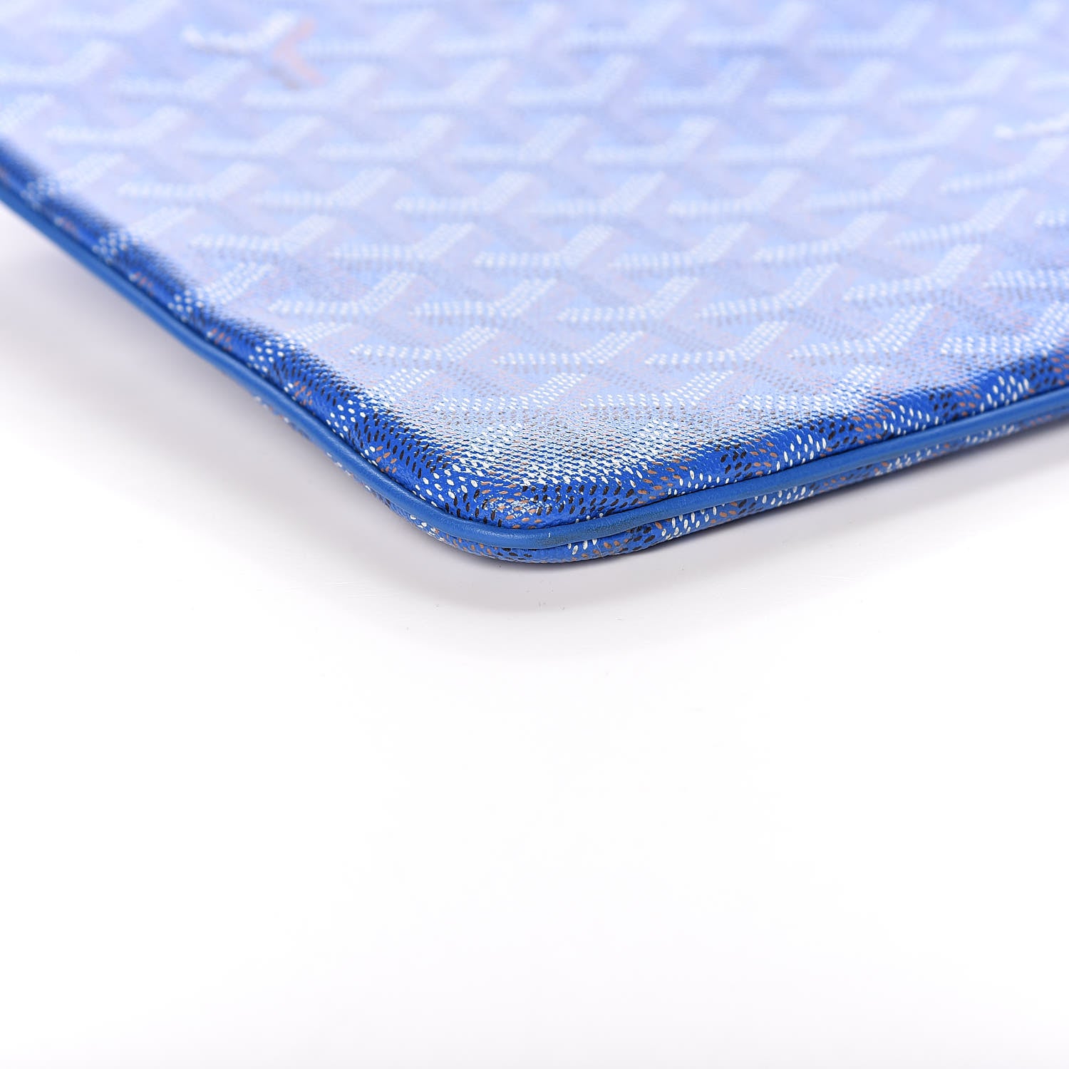 Goyard Goyardine Senat Pochette MM Sky Blue 7 of 9