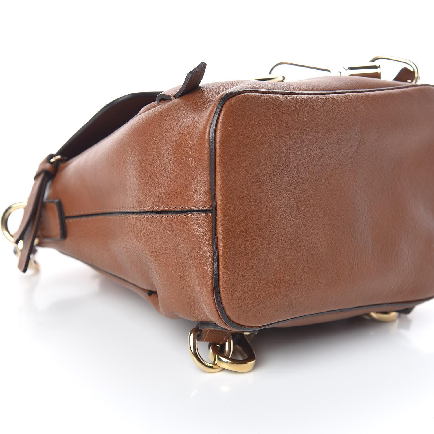 Chloe Suede Calfskin Mini Faye Backpack Tan 5 of 12